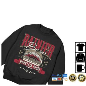 kenny Rainier Brewing Company Peaks Pints Black Sweatshirtw kenny Rainier Brewing Company Peaks Pints Black Sweatshirtw