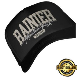kenny Rainier Brewing Company Rainier Retreat Black Trucker Hats