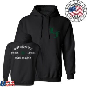 kenny Rancho Humilde Store Old English Support Local Farmerz Hoodie