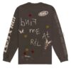 kenny Reading And Leeds Festivals Merch Store Bespoke Brown Long Sleeve Shirt