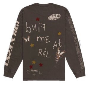 kenny Reading And Leeds Festivals Merch Store Bespoke Brown Long Sleeve Shirt kenny Reading And Leeds Festivals Merch Store Bespoke Brown Long Sleeve Shirt