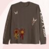 kenny Reading And Leeds Festivals Merch Store Bespoke Brown Long Sleeve Shirts