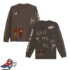 kenny Reading And Leeds Festivals Merch Store Bespoke Brown Long Sleeve Shirtss