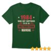 kenny Reclaim The Net Merch Store 1984 Was Not Supposed To Be Manual Shirt