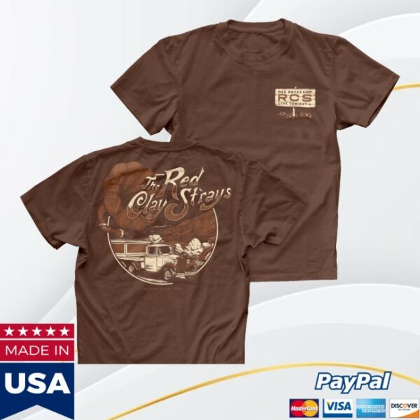 kenny Red Clay Strays Merch Store Red Rocks Co 25 Night 1 Shirt