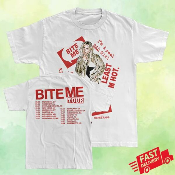 kenny Renee Rapp Merch Shop Store White Date Back Tour Shirt