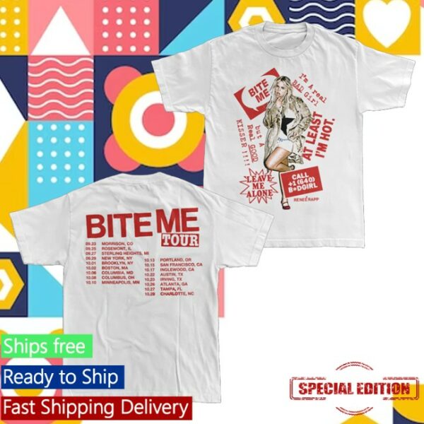 kenny Renee Rapp Merch White Date Back Tour Tee1