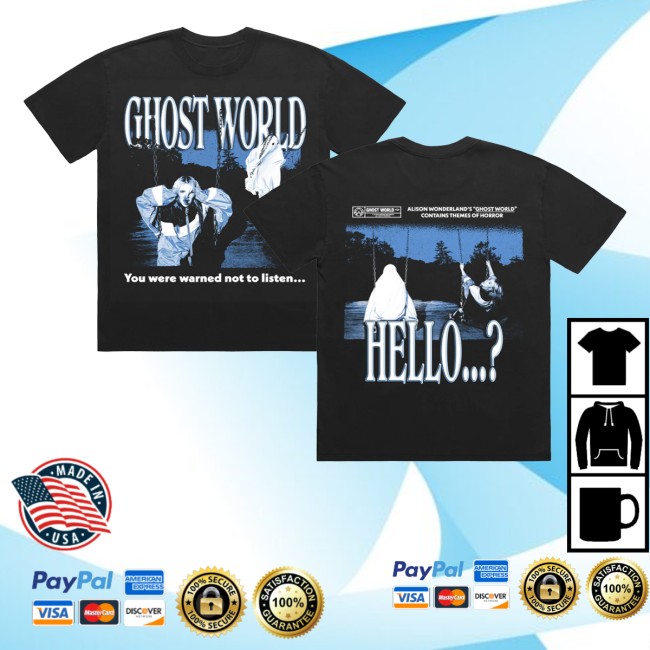 Republic Records Merch Store Ghost World You Were Warned Not To Listen Shirt - Graphic Design Prints