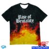 kenny Rise Of Brutality Merch Fire Tie Dye Tee