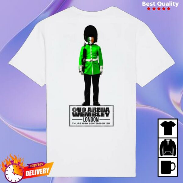 kenny SAU Kneecap Merch Shop Store Wembley Arena London Shirt