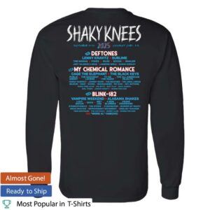 kenny SAU Shaky Knees Festival Merch Shop Store 2025 Shockwave Long Sleeve Shirt