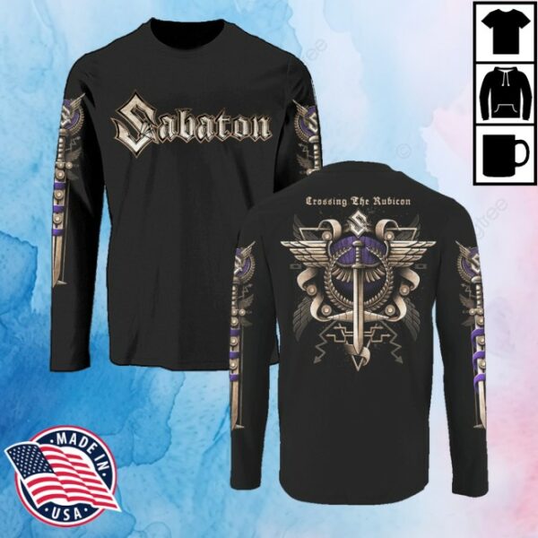 kenny Sabaton Merch Store Crossing The Rubicon Long Sleevess