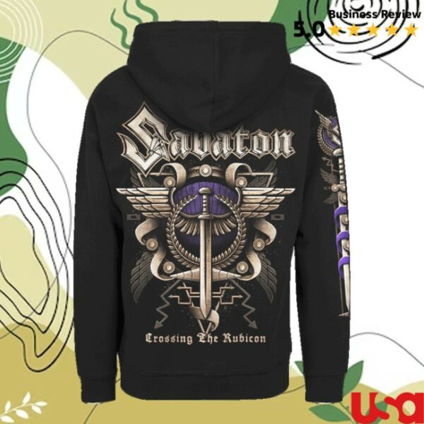 kenny Sabaton Merch Store Crossing The Rubicon Zip Hoodie