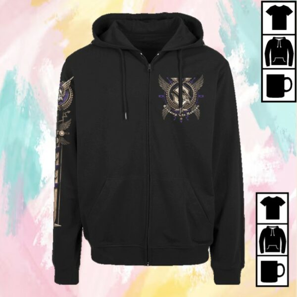 kenny Sabaton Merch Store Crossing The Rubicon Zip Hoodies