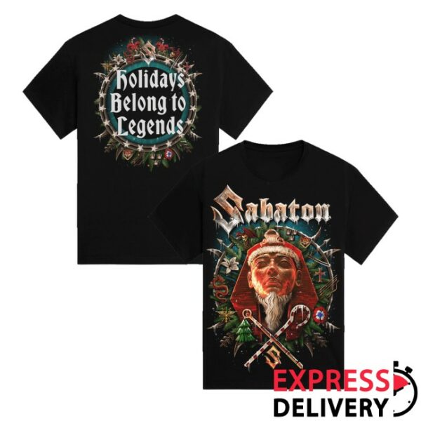 kenny Sabaton Merch Store Holidays Belong To Legends X Mas Shirtss
