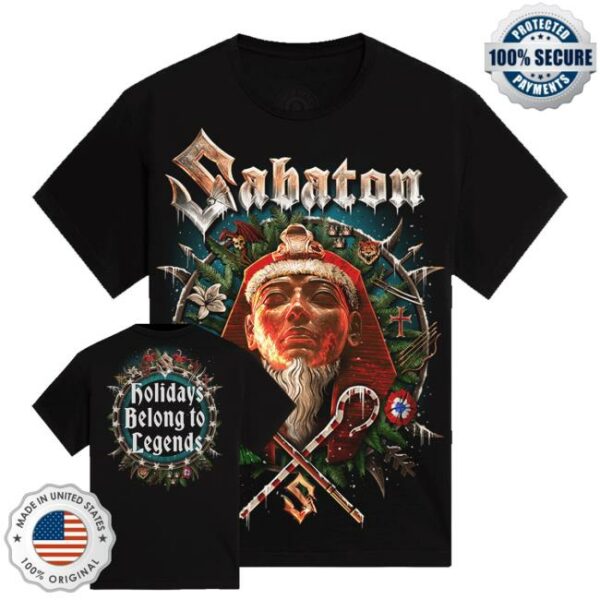 kenny Sabaton Official Merch Shop Store Holidays Belong To Legends X Mas Shirt