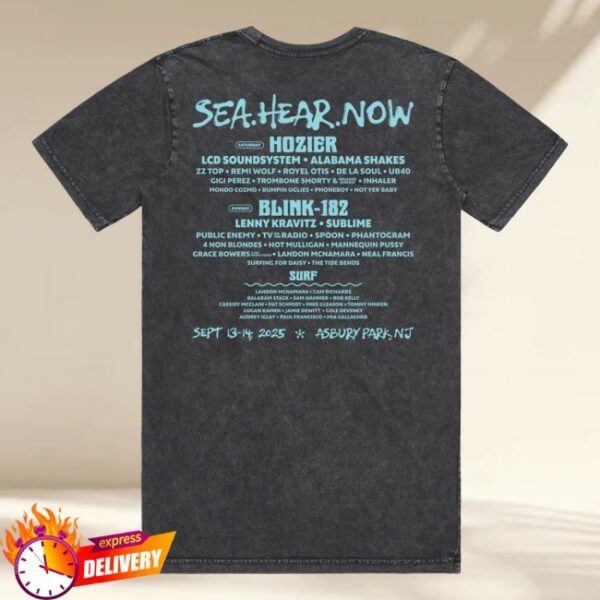 kenny Sea Hear Now Festival Merch Store Wave Lineup Tee