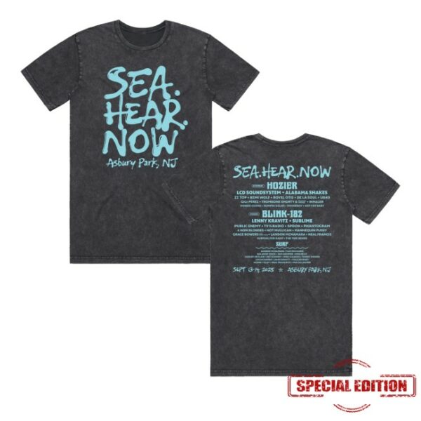 kenny Sea Hear Now Festival Merch Store Wave Lineup Teess