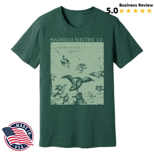 kenny Secretly Store Merch Magnolia Electric Co Owls Green Shirt