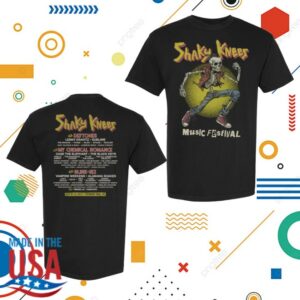 kenny Shaky Knees Festival Merch Skeleton Punk Lineup Tee0