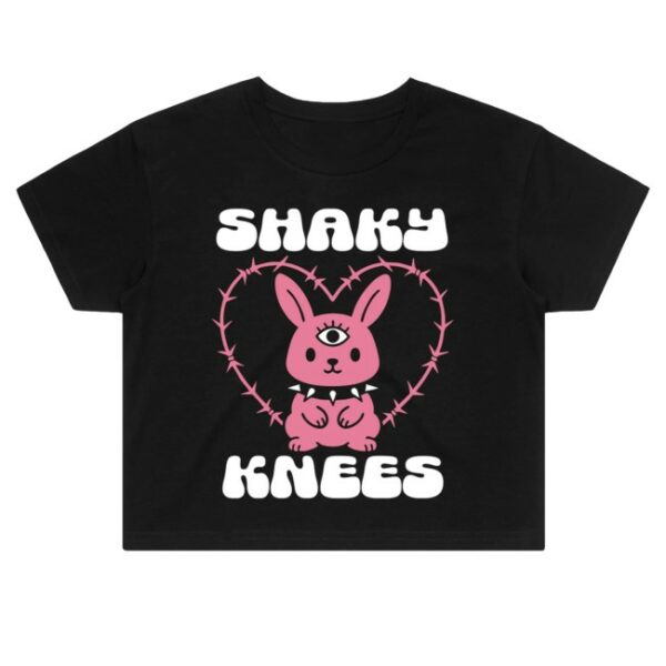 kenny Shaky Knees Festival Merch Womens Bunny Lineup Crop Tee0