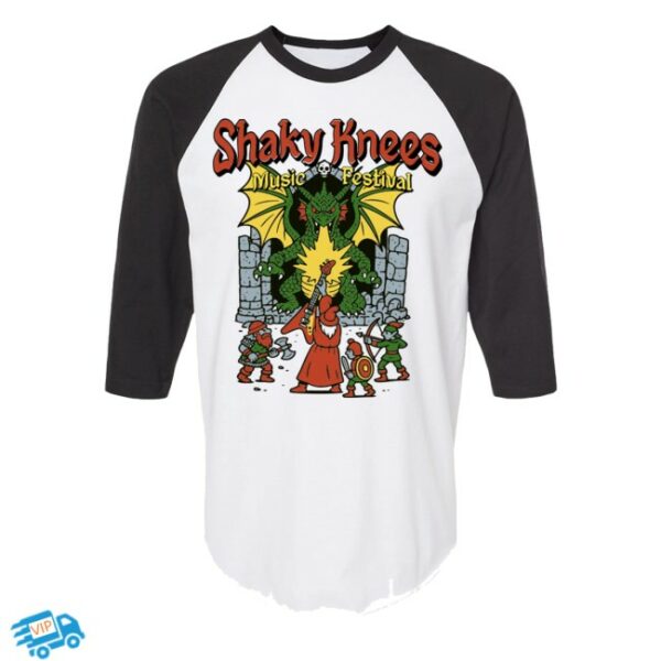 kenny Shaky Knees Festival Merrch Store Dragon Raglan Lineup Shirts