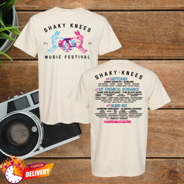 kenny Shaky Knees Festival Merrch Store Rabbits Lineup Shirts