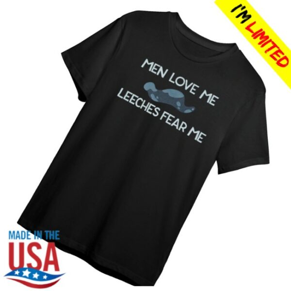 kenny Shark Robot Merch Store Men Love Me Leeches Fear Me Shirts