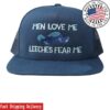 kenny Shark Robot Merch Store Men Love Me Leeches Fear Me Trucker Hat