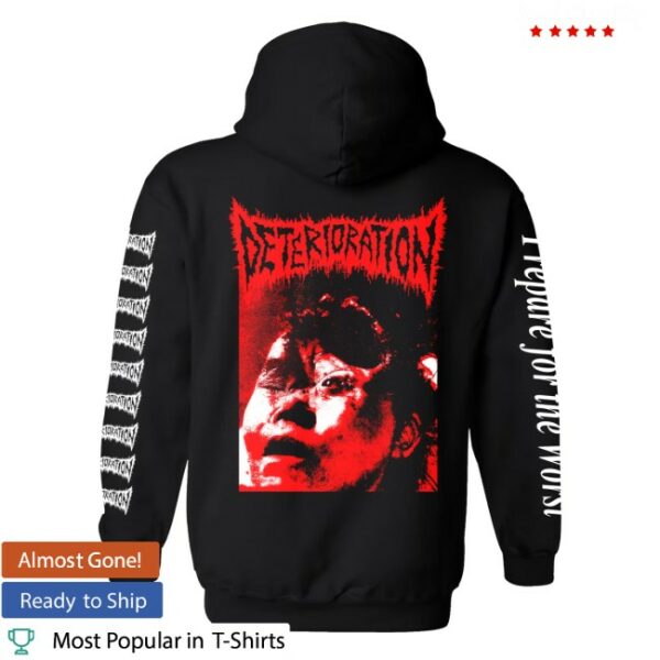 kenny Shattered Dreams Productions Merch Store Deterioration Prepare For The Worst Pullover Hoodies