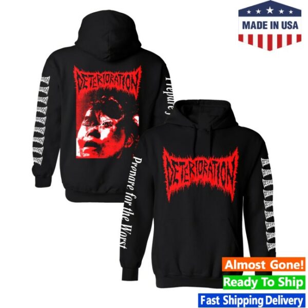 kenny Shattered Dreams Productions Merch Store Deterioration Prepare For The Worst Pullover Hoodiess