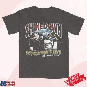 kenny Shinedown Merch Bootleg Photo Tee kenny Shinedown Merch Bootleg Photo Tee