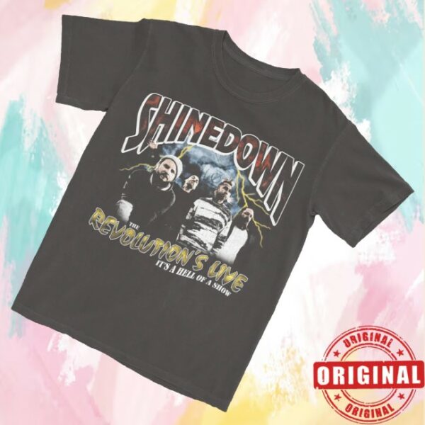 kenny Shinedown Merch Bootleg Photo Tee1