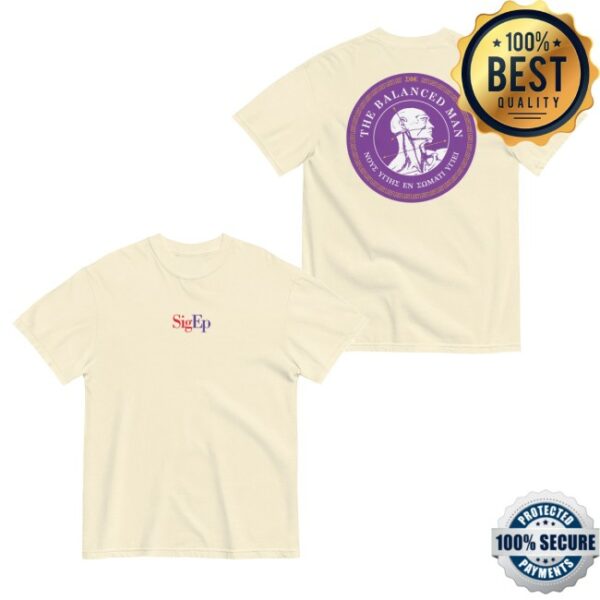 kenny Sigma Phi Epsilon Merch Sigep Balanced Man Shirt In Ivory1
