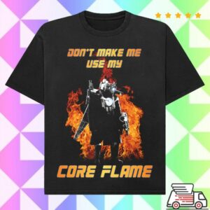 kenny Skibidi Toilet Merch Core Flame Unisex Tee