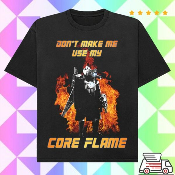 kenny Skibidi Toilet Merch Core Flame Unisex Tee