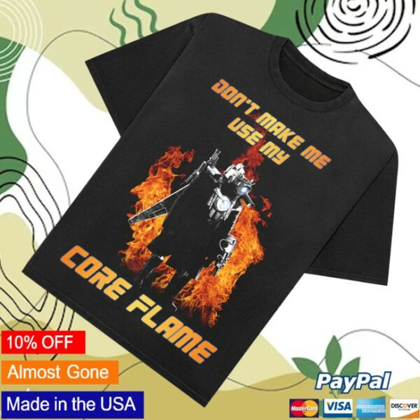 kenny Skibidi Toilet Merch Core Flame Unisex Tee1