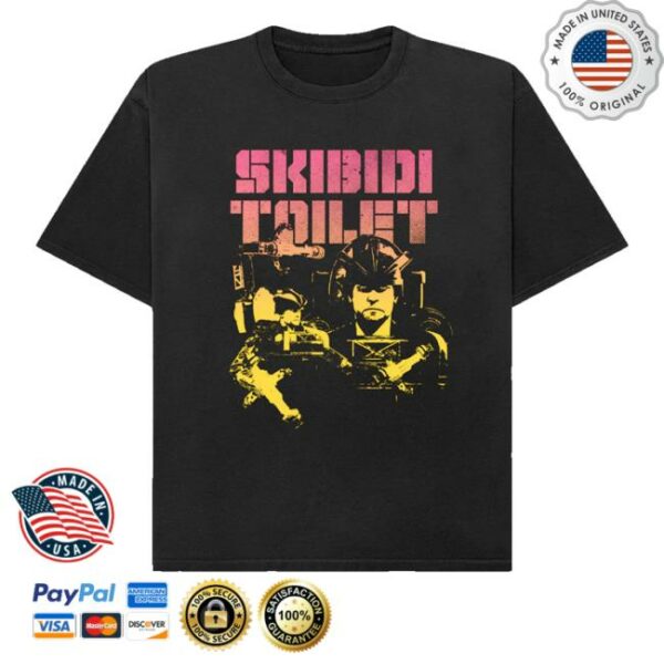 kenny Skibidi Toilet Merch Shop Store Detainer Astro Gradient Unisex Shirt