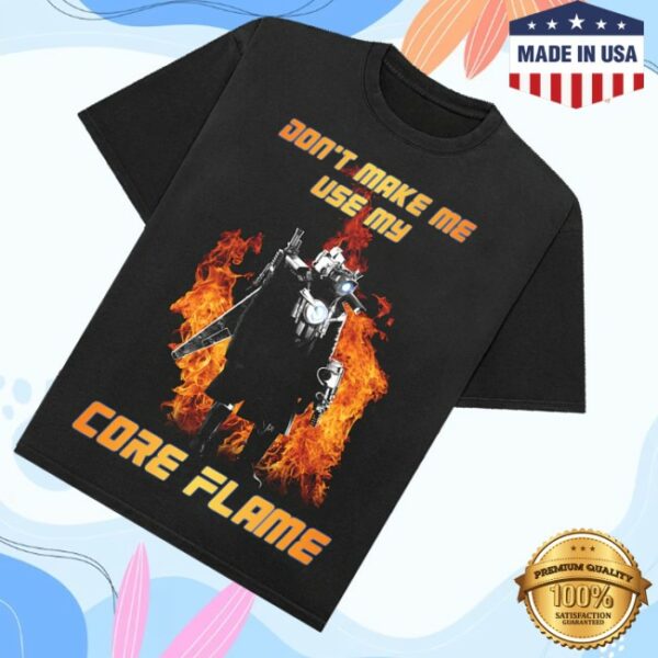 kenny Skibidi Toilet Merch Store Core Flame Unisex Tees