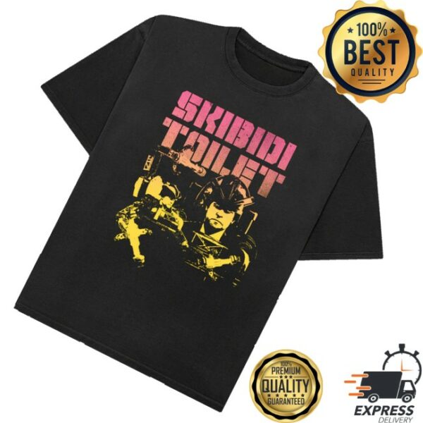 kenny Skibidi Toilet Merch Store Detainer Astro Gradient Unisex Tees