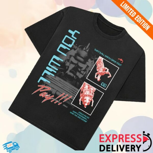 kenny Skibidi Toilet Merch Store Juggernaut You Will Pay Shirts