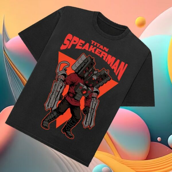 kenny Skibidi Toilet Merch Store Titan Spearkerman Illustration Tees 1