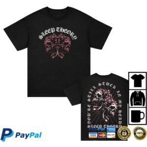 kenny Sleep Theory Merch Dual Skulls Shirt Black kenny Sleep Theory Merch Dual Skulls Shirt Black