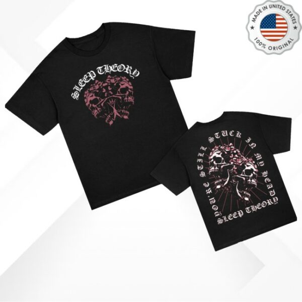 kenny Sleep Theory Merch Dual Skulls Shirt Black0