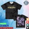 kenny Sleep Theory Merch Floral Shirt Crystal Black Dye