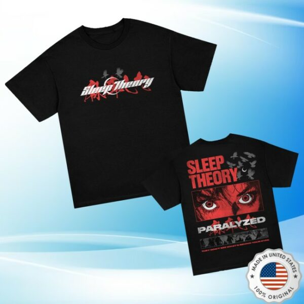 kenny Sleep Theory Merch Paralyzed Anime Shirt Black0