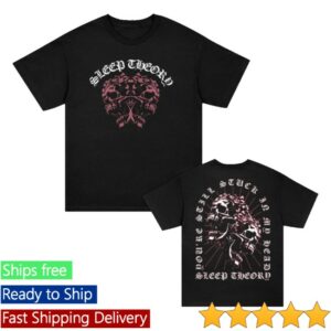kenny Sleep Theory Merch Store Dual Skulls Shirt Black