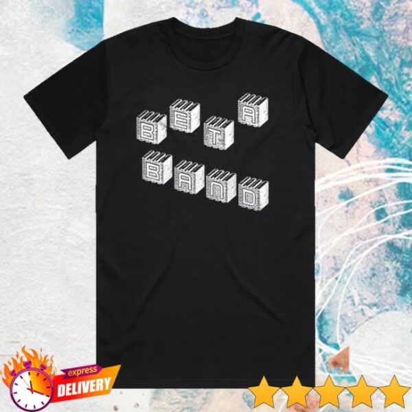 kenny The Beta Band Merch Store Blocks Black Shirt