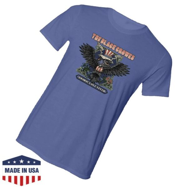 kenny The Black Crowes Merch Store Amoricans United Blue Shirts