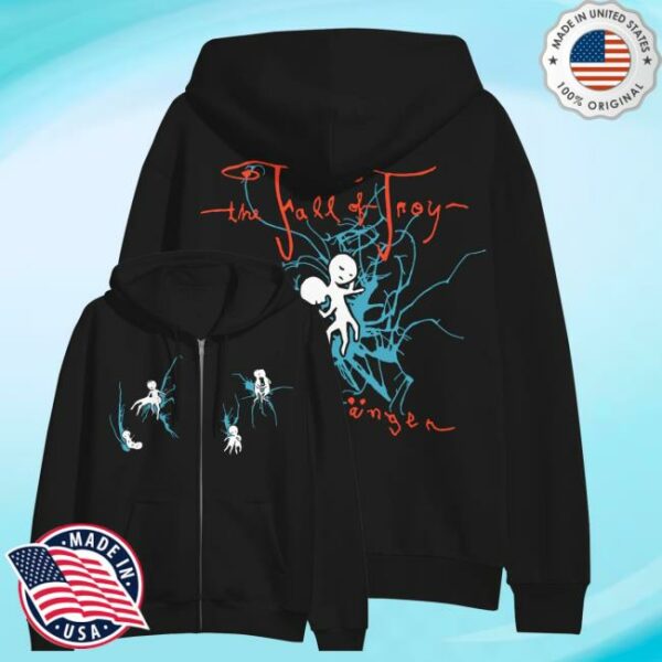 kenny The Fall Of Troy Merch Shop Store New Fetus Black Zip Up Hoodie 1